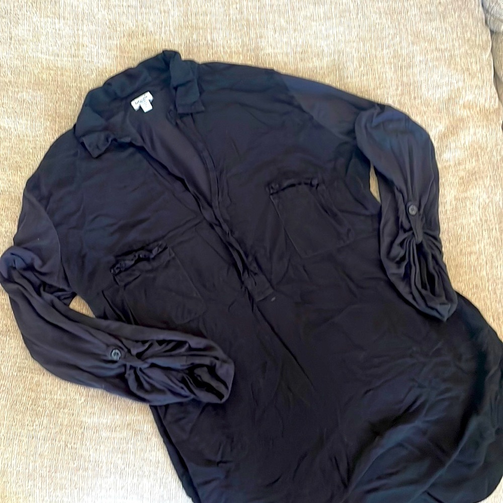 Black Splendid Tunic Top